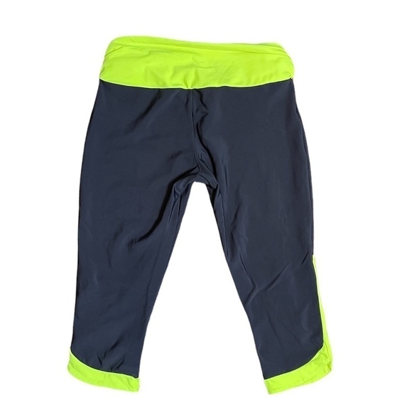 Under armour crop tights leggings neon - Picture 2 of 5